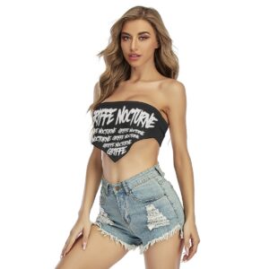 Griffe Nocturne Women’s Triangle Tube Top 🖤🔥