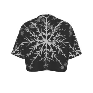 T-shirt Court Femme « Soft Winter » Gris Foncé